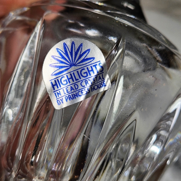 Vintage Princess House Highlights in Lead Crystal Table Lighter Made in Japan - Picture 5 of 9